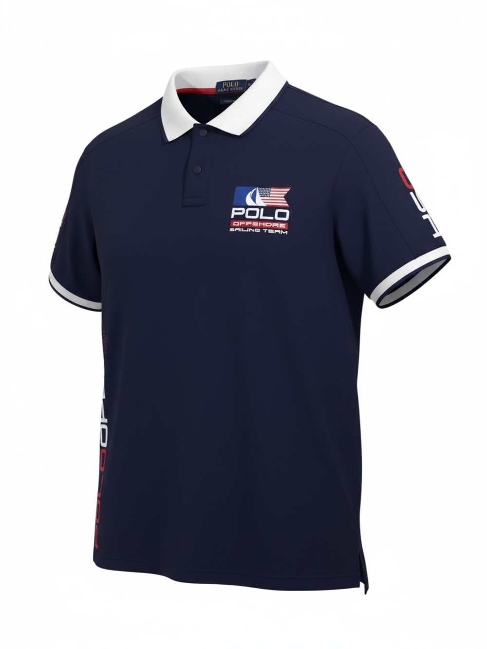 Polo Ralph Lauren Offshore Sailing Team Custom Fit Polo Shirt Mens XL